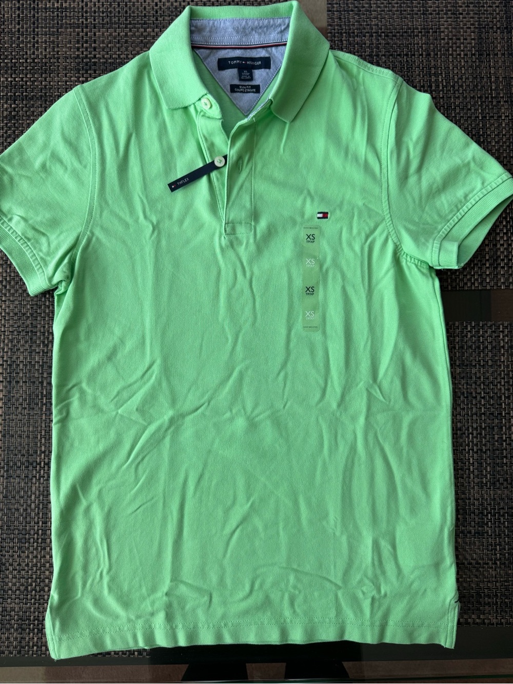 Tommy Hilfiger Neon Green Men’s Polo Shirt